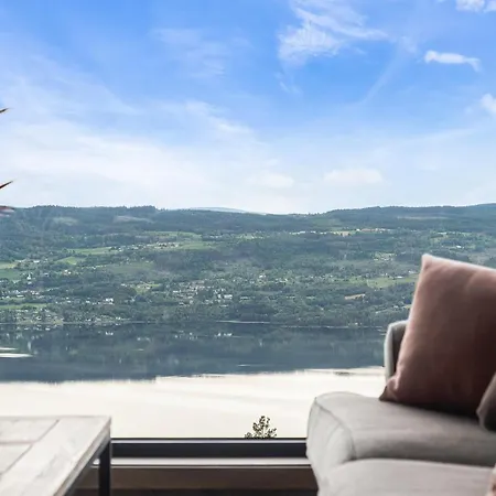 Vendégház Mjosli Panorama - Jacuzzi & Badstu - Mjosa-Utsikt - 30 Min Osl 4*