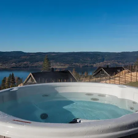 Mjosli Panorama - Jacuzzi & Badstu - Mjosa-Utsikt - 30 Min Osl Vendégház